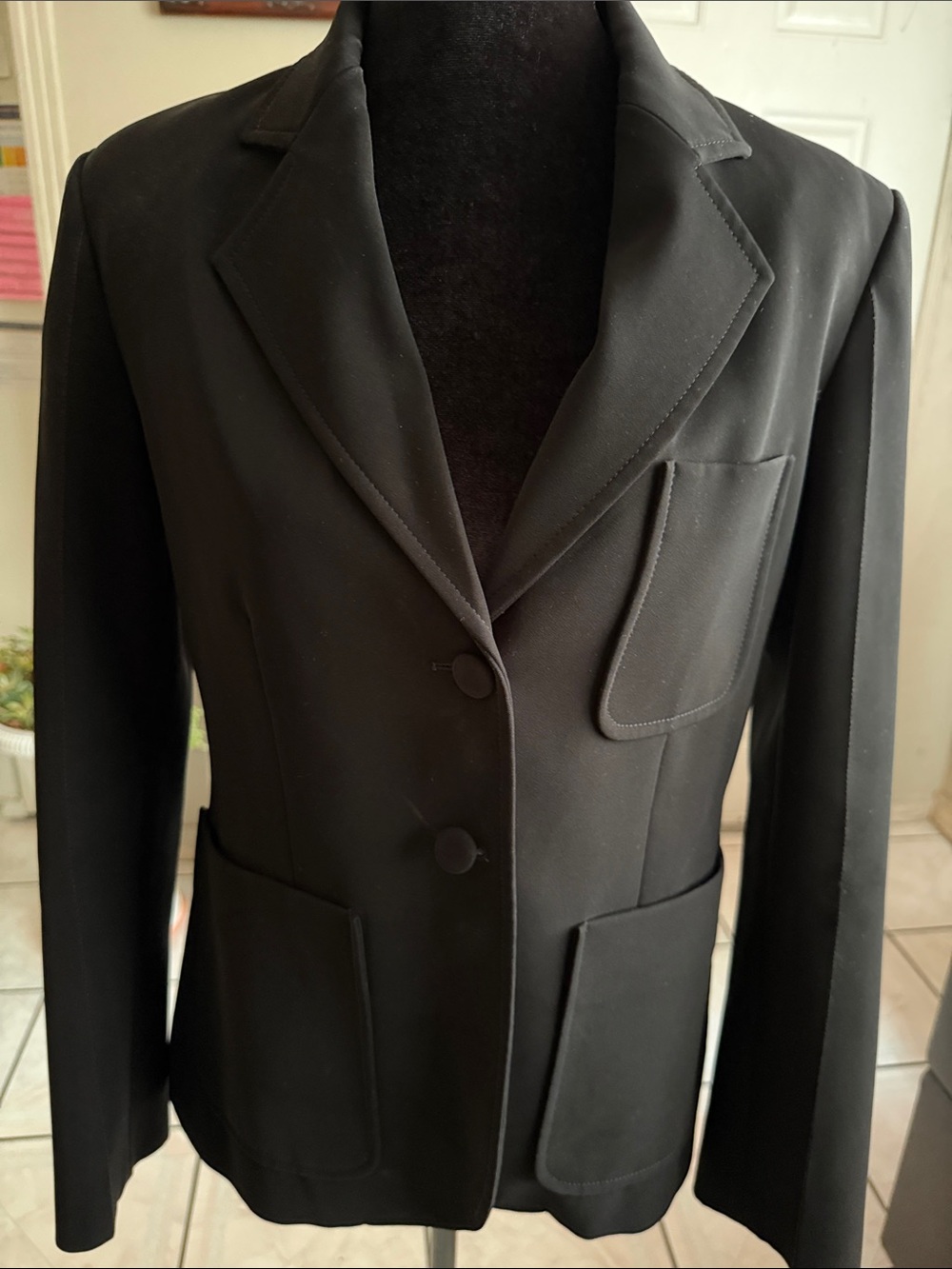Louis Vuitton Black Women's Blazer Jacket